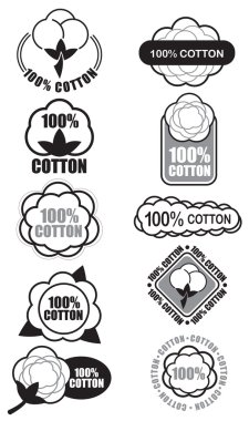 100% Cotton Seal Collection clipart