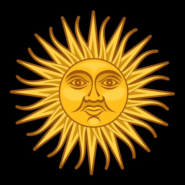 Sol de Maio / Sol de Mayo — Vetor de Stock