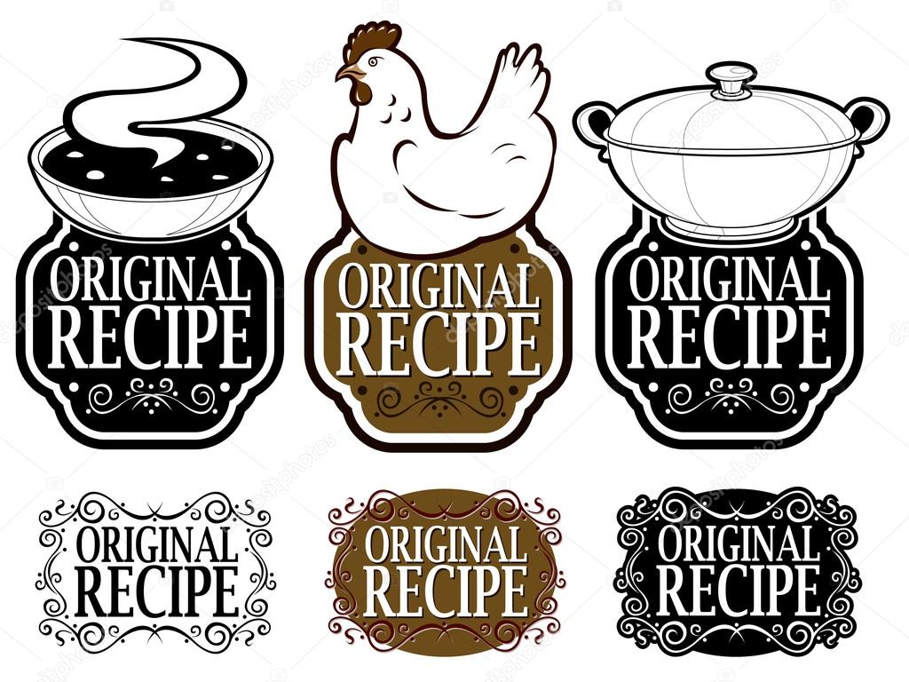 Original Recipe Seals Collection Stock Vector Image by ©renomartin