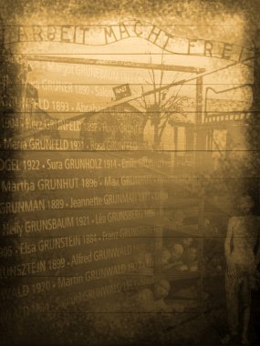 Holocaust memorial arka plan, temiz