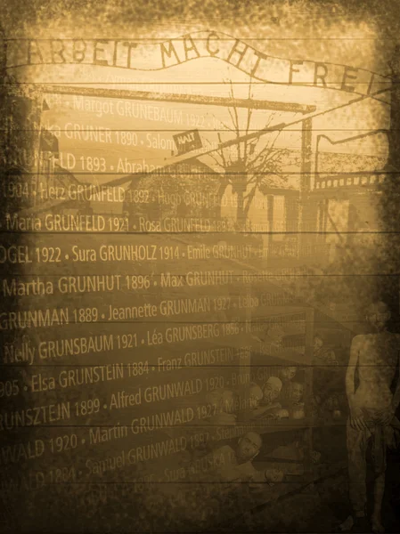 Holocaust-Gedenkstätte Hintergrund, sauber — Stockfoto