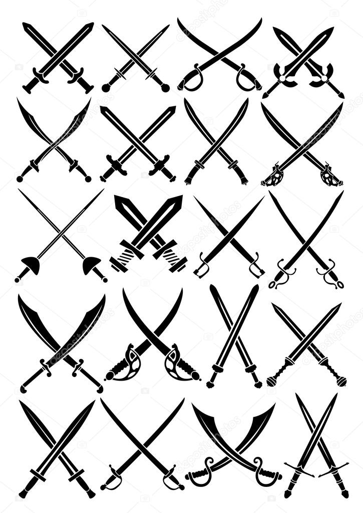 Espadas Cruzadas Emoji #13 Espadas Cruzadas Emoji