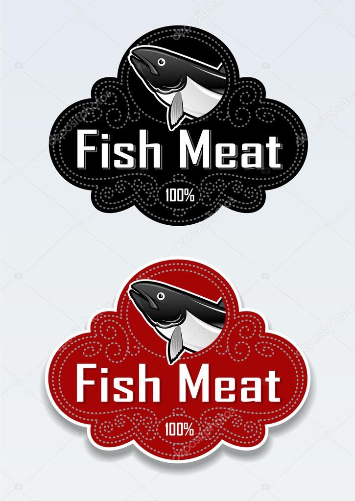 Fish Meat Seal / Sticker