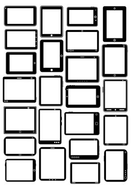 tablet pc vektör toplama