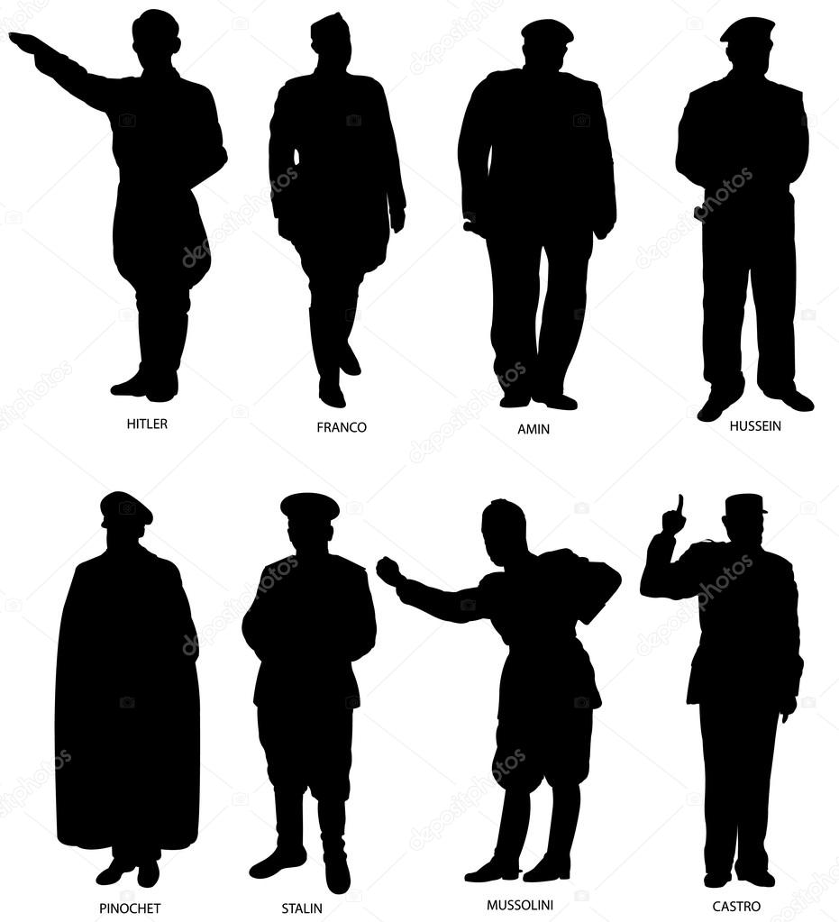 Great Dictators Silhouettes