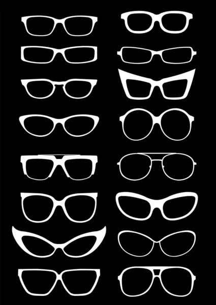 眼镜和太阳镜 — 图库矢量图片