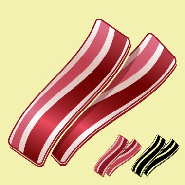 Bacon Strips clipart