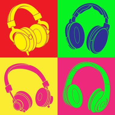 DJ kulaklık pop tasarım