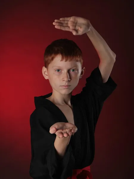 Young Karate Man. — Stock Photo, Image