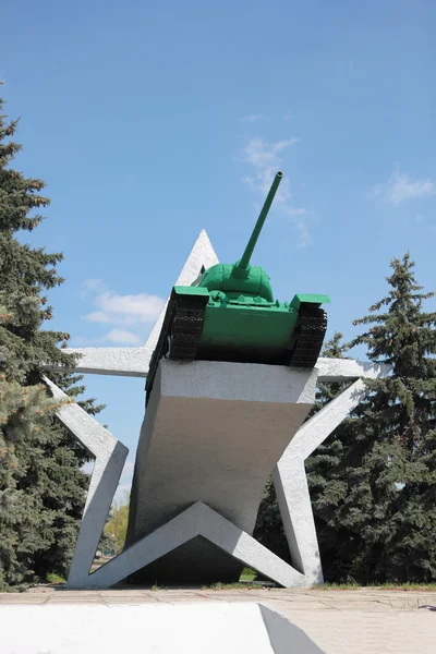 Monument Wars - tankmen — Stock Photo, Image