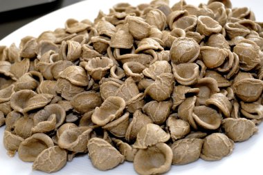 yanık buğday ile yapılan orecchiette makarna