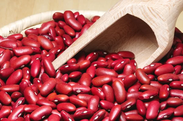 Beans in a basket — Stock Photo, Image