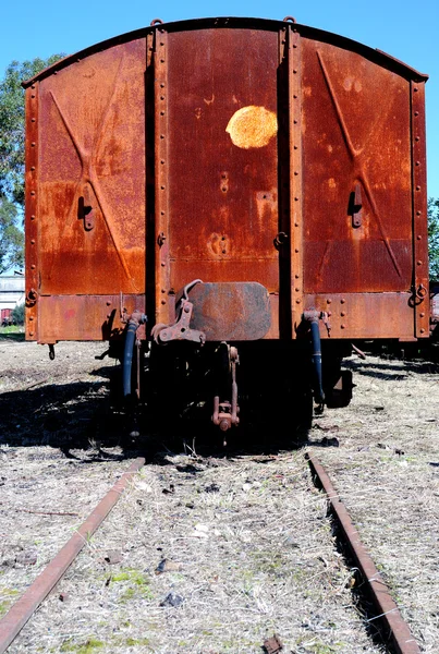 Oude treinwagon — Stockfoto