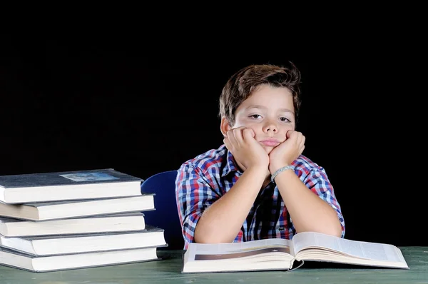 Young student bored stiff — Stock Photo, Image