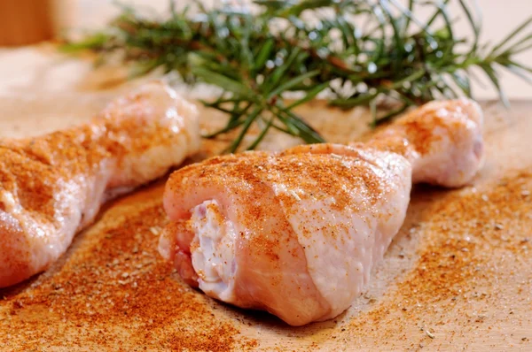 Chicken thighs — Stock Photo, Image