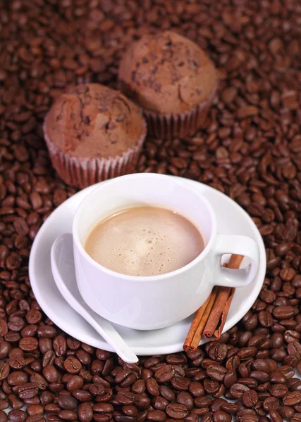 Heißer Kaffee — Stockfoto