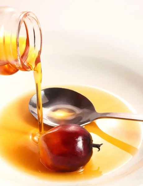 Aceite de palma y aceite de cocina —  Fotos de Stock