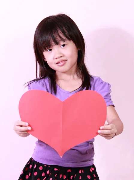 Papier kształt serca — Zdjęcie stockowe