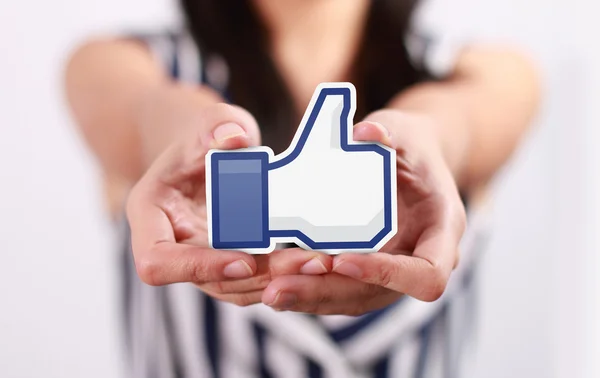 Facebook Like Button — Stockfoto