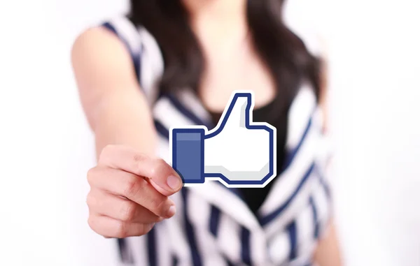 Facebook Like Button — Stockfoto