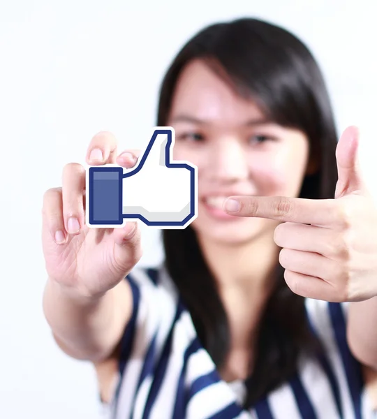 Facebook bouton J'aime — Photo