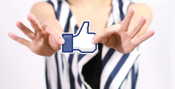 Facebook Like Button — Stock Photo, Image