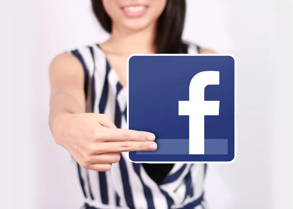 Facebook icon — Stock Photo, Image