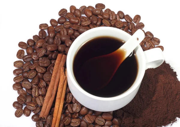 Heißer Kaffee — Stockfoto