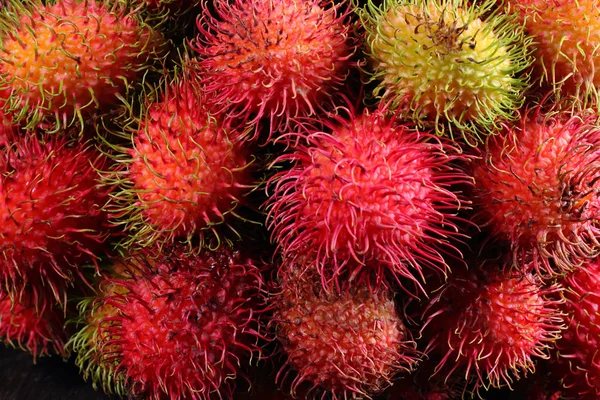 Frutas do Rambutão — Fotografia de Stock