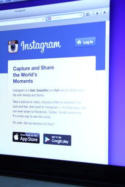 instagram ana Web sayfası