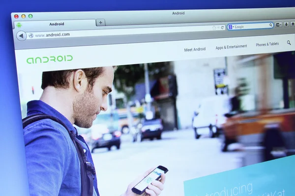 Android internetowej — Zdjęcie stockowe