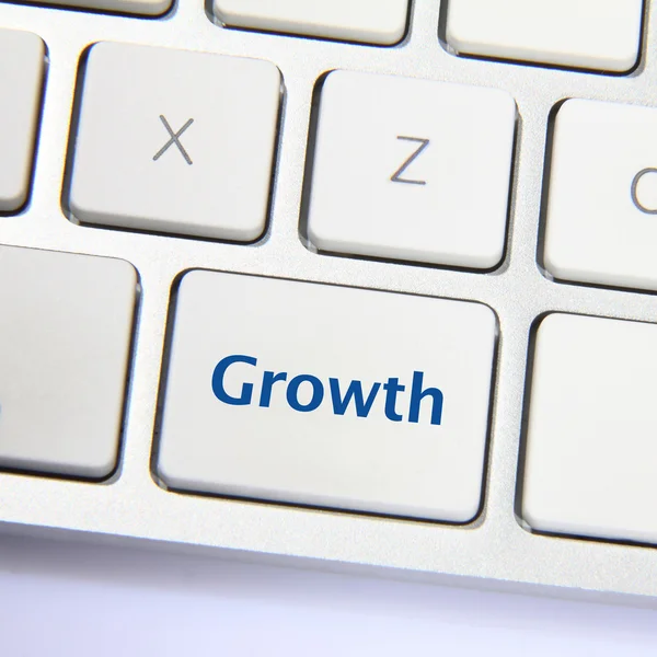 Growth button — Stock Photo, Image