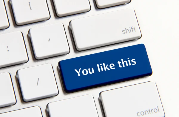 You like this button — Stock Photo, Image