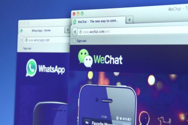 whatsapp ve wechat Web sayfası