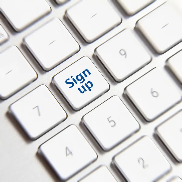 Sign up button — Stock Photo, Image