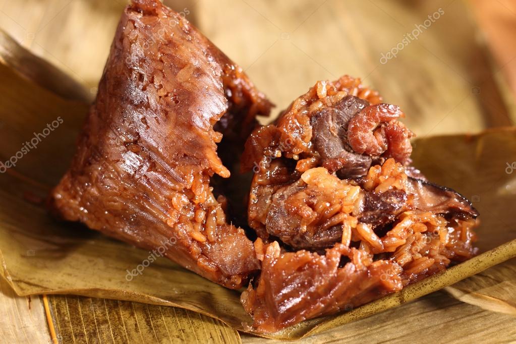 Chinese rice dumpling — Stock Photo © dolphfynlow 38004881