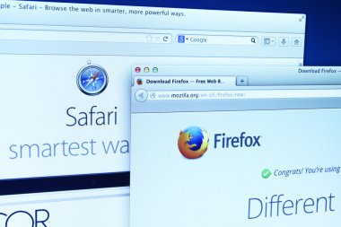 mozilla firefox ve safari Web sitesi