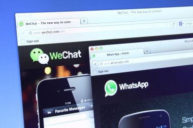whatsapp ve wechat Web sayfası