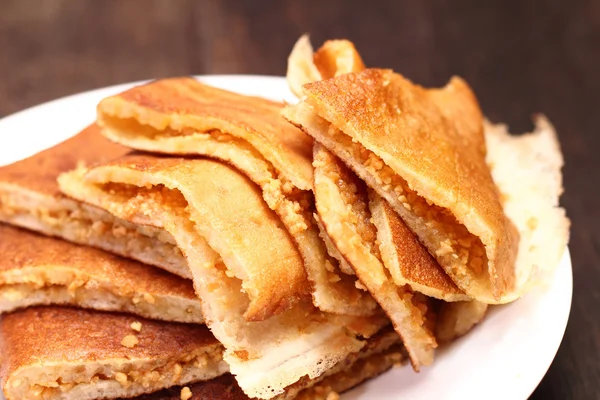 Peanut Pancakes — Stock Photo, Image