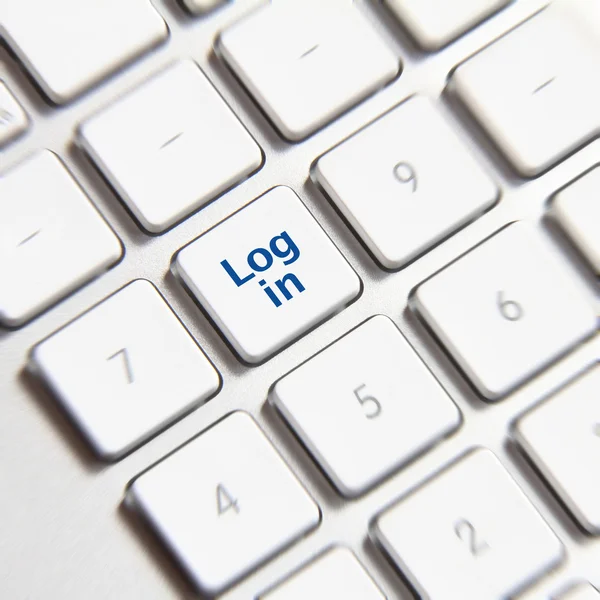 Log in button — Stock Photo, Image