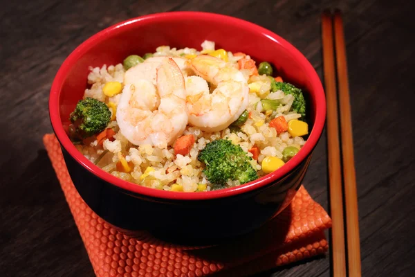 Vegetable fried rice — Stock Photo, Image