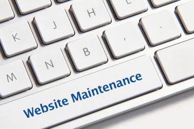 Web sitesi bakım düğmesini