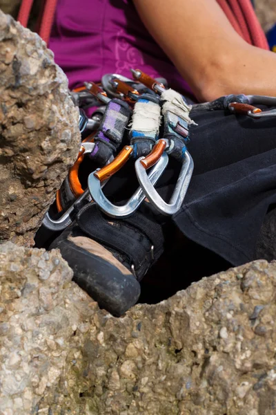 Equipment for climbing — Stock Photo, Image