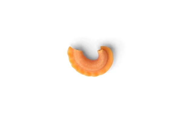 Pasta Arancione Isolata Fondo Bianco — Foto Stock