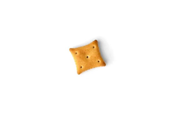 Solené Sušenky Izolované Bílém Pozadí — Stock fotografie