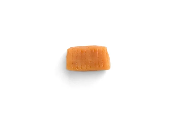 Karamell Toffee Bonbons Isoliert Auf Weißem Hintergrund — Stockfoto