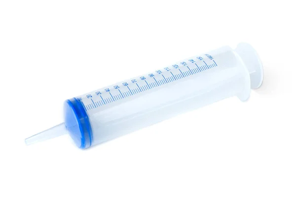 Big Syringe Isolated White Background — Stock Photo, Image