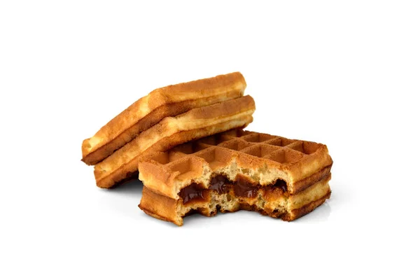 Wiener Waffeln Isoliert Auf Weißem Hintergrund — Stockfoto