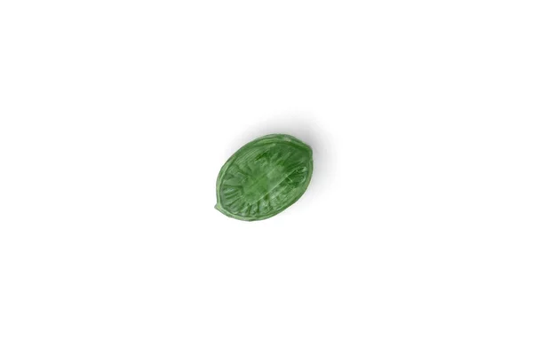 Doces Frutas Pêra Verde Isolados Fundo Branco — Fotografia de Stock