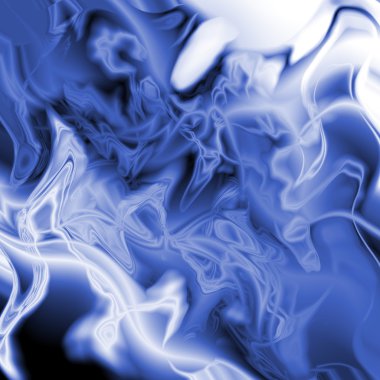 duman mavi ve beyaz